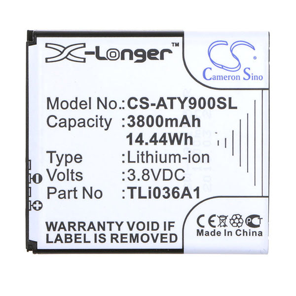 Cameron Sino Aty900Sl 3800Mah Battery For Alcatel Hotspot