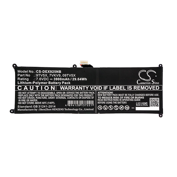 Cameron Sino Dex925Nb 3900Mah Battery For Dell Notebook Laptop