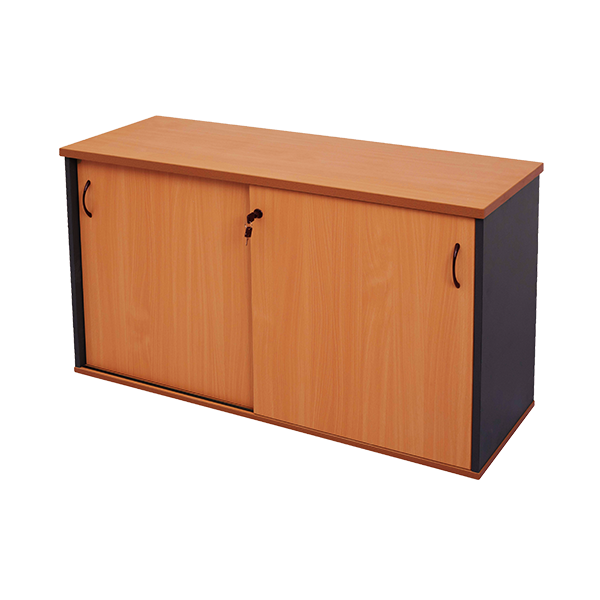 Sliding Door Sideboard 1800Mm W X 450Mm D X 730Mm H Cherry