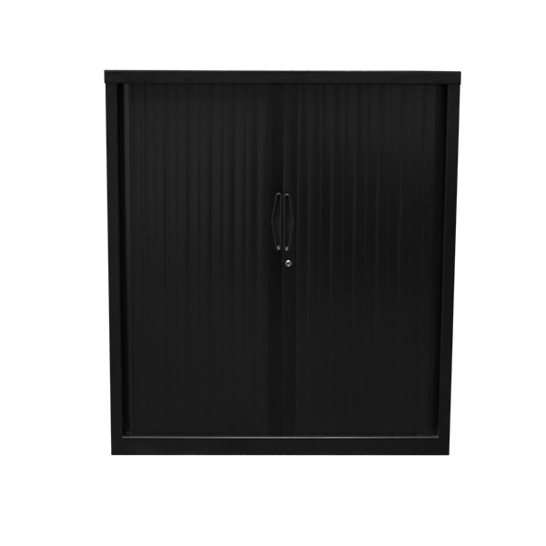 Move Tambour Door Unit Shelves Not Included 1981 X 1200 X 473Mm Black