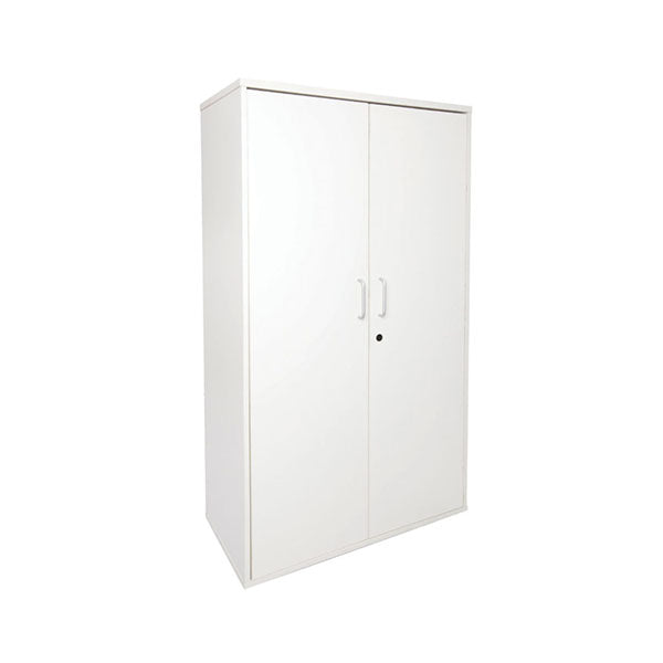 Full Door Cabinet 900Mm W X 450Mm D X 1800Mm H Natural White