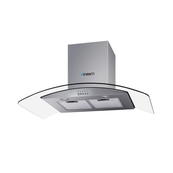 Range Hood 900 Mm Rangehood Kitchen Stainless Glass Canopy 90 Cm