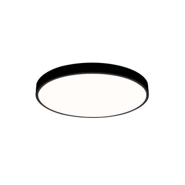 Ultra Thin 5Cm Led Ceiling Down Light Surface Mount Black 54W Round
