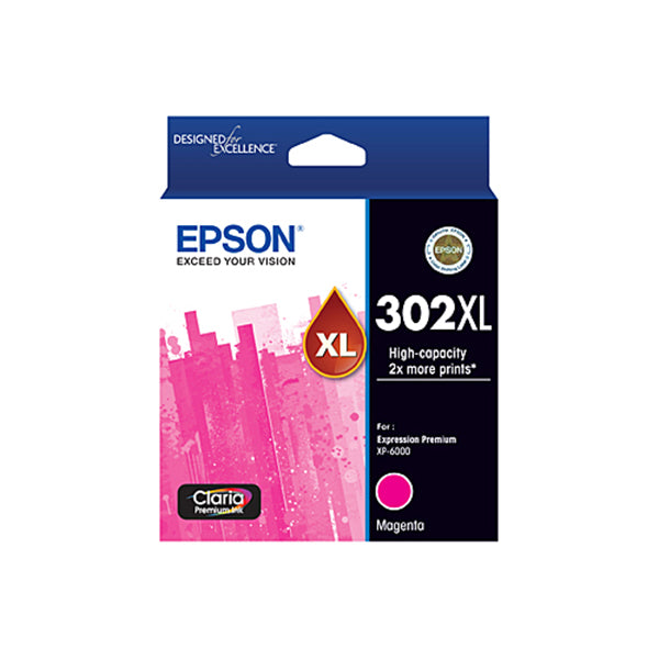 Epson 302 Hy Magenta Ink Cart