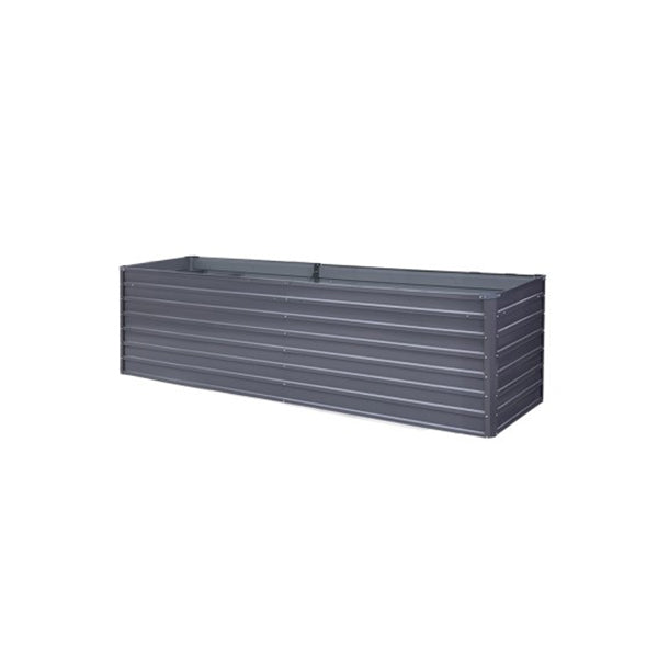 Greenfingers 320X80X77Cm Galvanised Steel Raised Planter 2N1