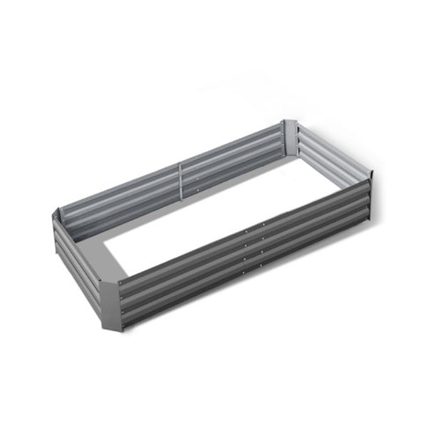 180X90X30 Cm Galvanized Raised Garden Bed Steel Instant Planter