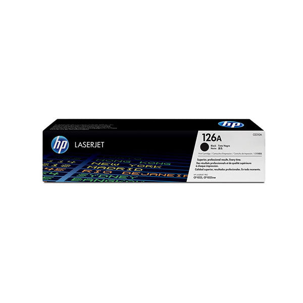 hp 126a black toner 1200 page yield