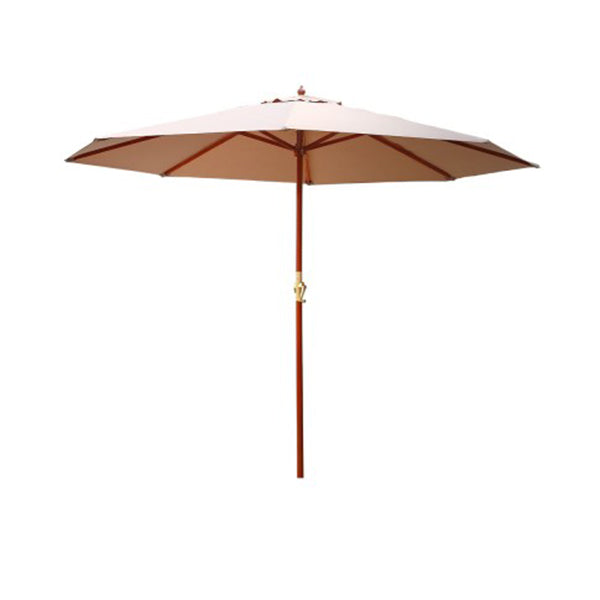 3M Outdoor Pole Umbrella Cantilever Stand Garden Umbrellas Patio