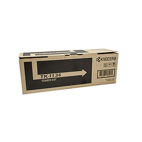 Kyocera Tk 1134 Toner Kit Black Yield 3000 Pages