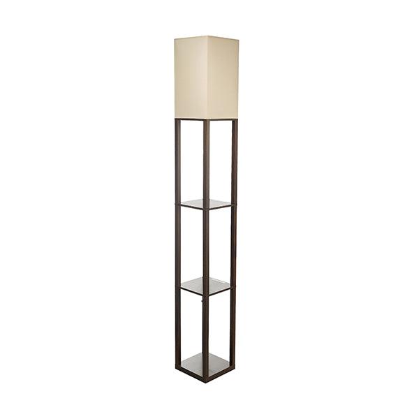 Shelf Floor Lamp Shade Diffused Light Source With Open Box Shelves