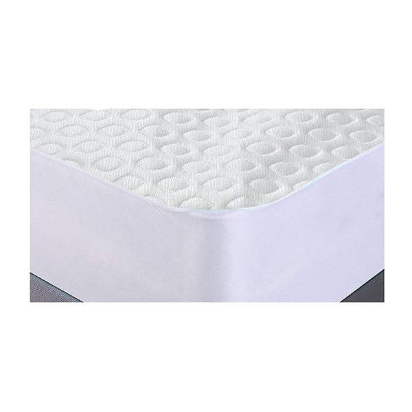 Fitted Waterproof Mattress Protectors Quilted Honeycomb Topper Covers S