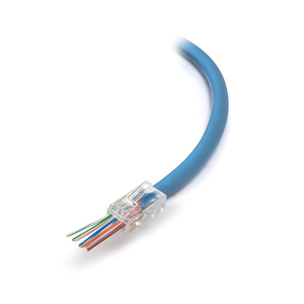 Rj45 Cat6 Pt Series Pass Through Connector Pack Of 10