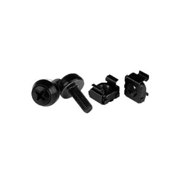 Startech Screws And Cage Nuts 100 Pack Black