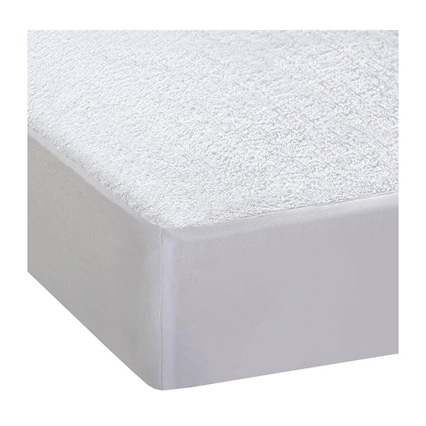 Terry Cotton Fully Fitted Waterproof Mattress Protector In Single Size