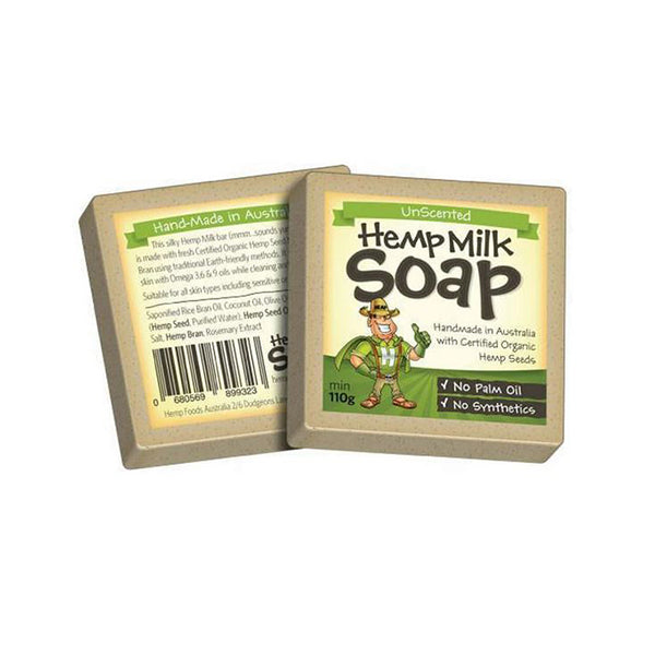 Hemp Milk Soap Bar Organic Certified Unscented