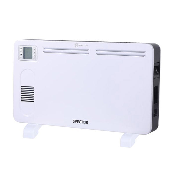 Metal Portable Electric Panel Heater Convection Panel White 2200W