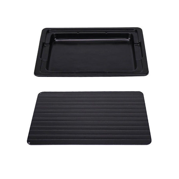 Rapid Defrosting Meat Tray Large Miracle Aluminium Thawing Plate