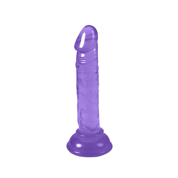 Crystal Dildo Dong Realistic Penis Cock Suction Shaft Adult Sex Toy