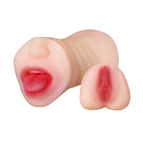 Masturbator Masturbation Cup Oral Vagina Soft Hand Held Adults Sex Toy