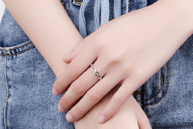 Silver Infinity Fashion Ring