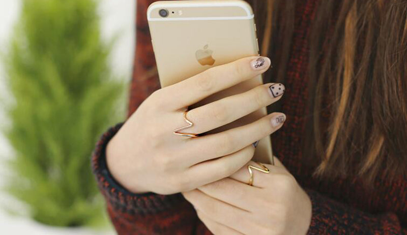 Rose Gold Daily Casual Fashion Ring