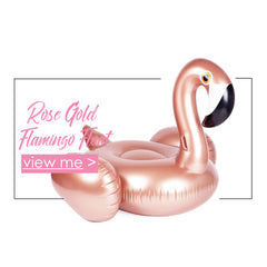 rose gold flamingo