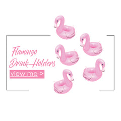 flamingo drink holders