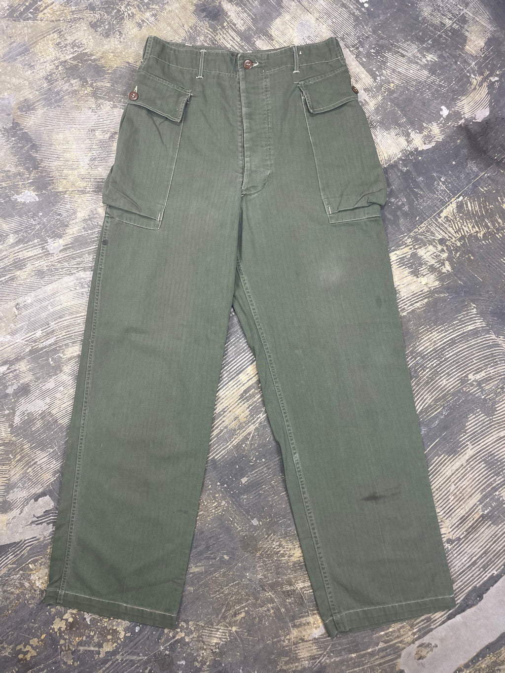 WW2 US Army HBT Combat Trousers (JYJ-0242) – JUNKYARD JEANS LLC