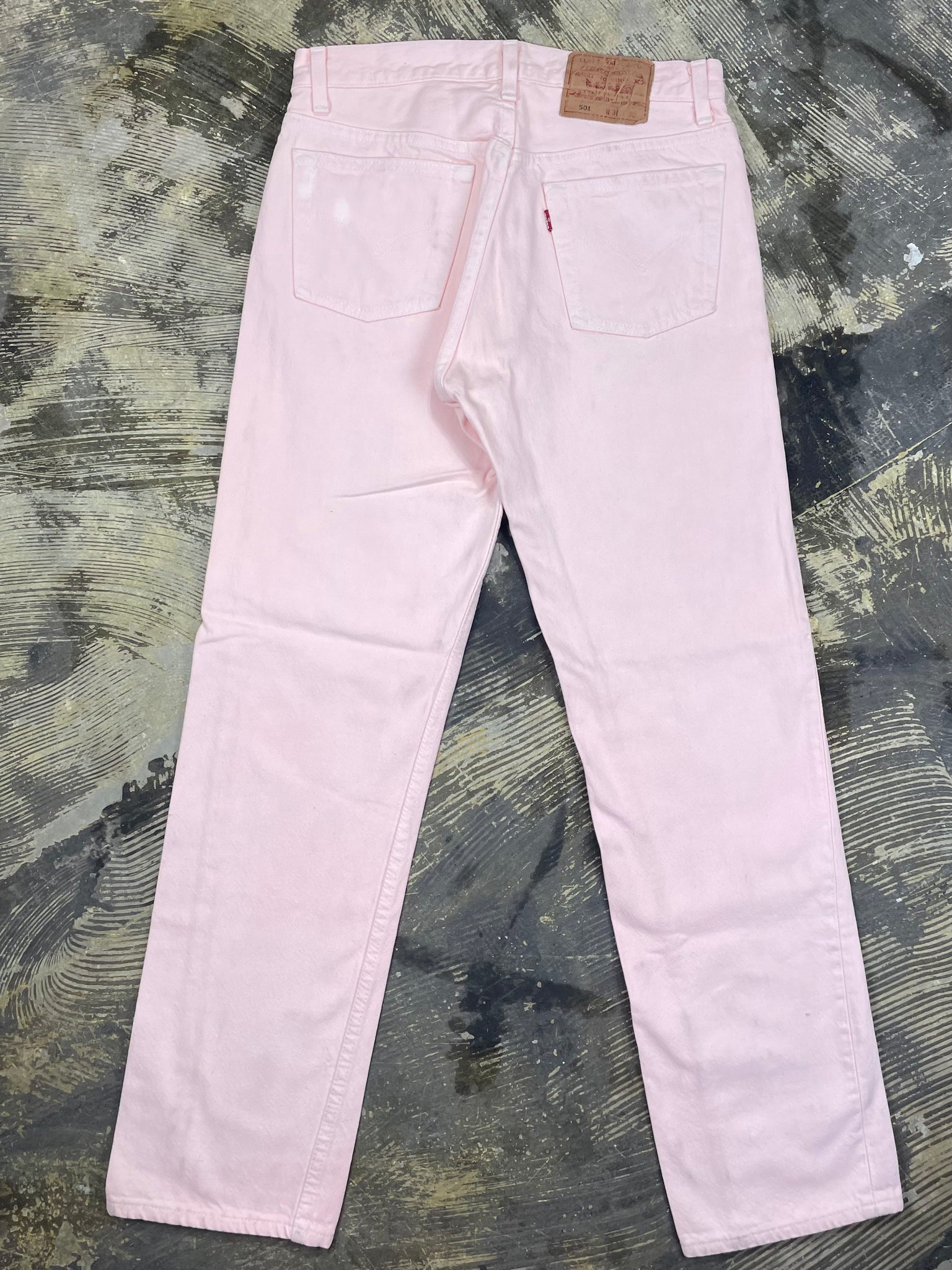 Vintage Light Pink Levi 501 Colored Denim (JYJ-0177) – JUNKYARD JEANS LLC