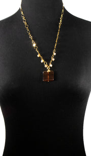 Abir Contemporary MashAllah Arabic Necklace-Onyx