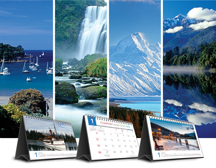 New Zealand Premium Customised Desk Calendar