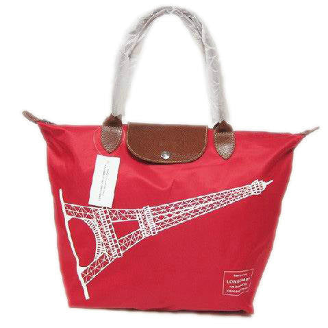 longchamp bag with eiffel tower design