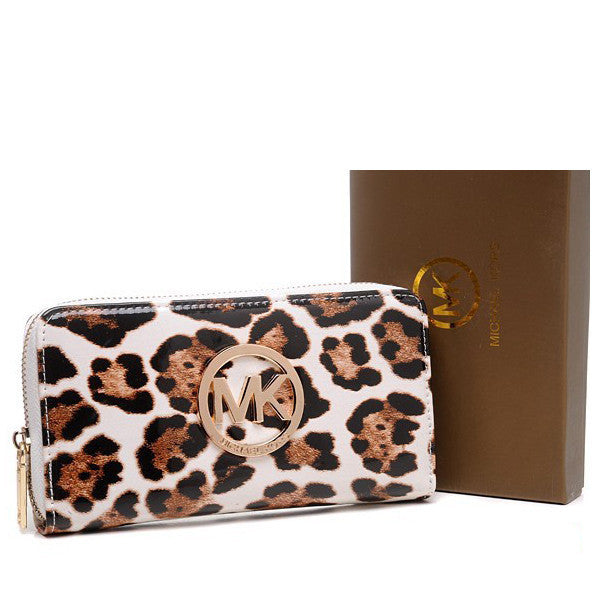 michael kors cheetah wallet