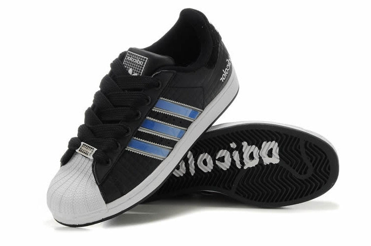 Cardiff Mens Adidas Adicolor Superstar Ii 2 Bk5 Black Blue #562901 