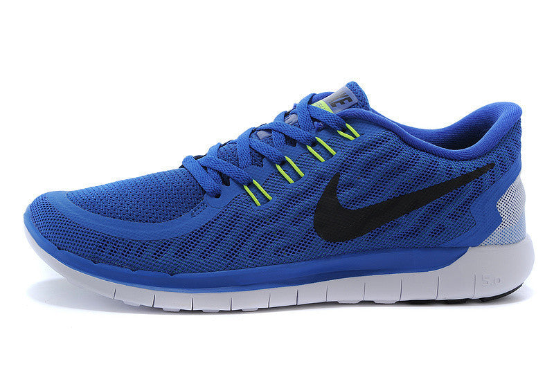 Nike Free 5 0 Mens Running Shoe Royal Blue Green Black Lconlineshop2