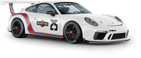 Curved Martini Racing Stripes - GT3