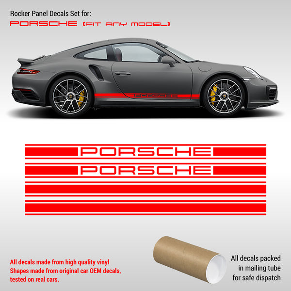 Porsche Rocker Panel decal