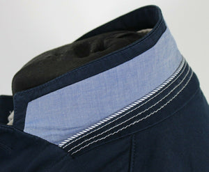 Hugo Boss Blazer Jacket Blue Unstructured Cotton 44R SUPERB 4238