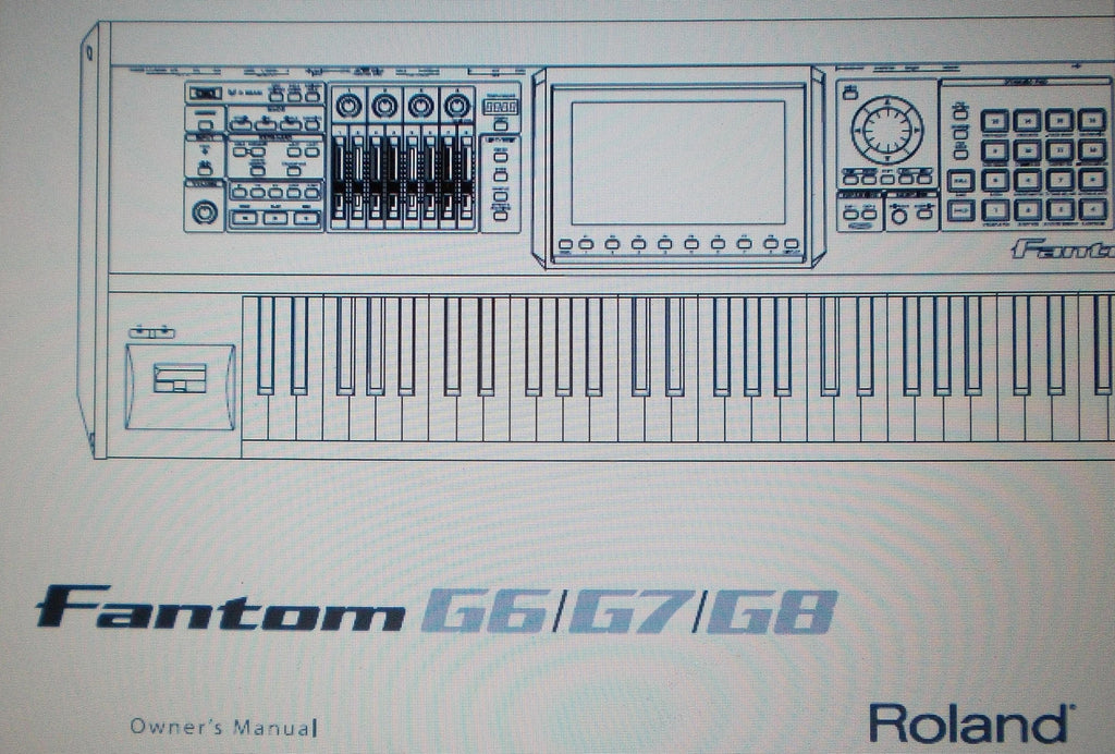 Roland Fantom G6 G7 G8 Workstation Keyboard Owner S Manual Inc Conn Di The Manuals Service