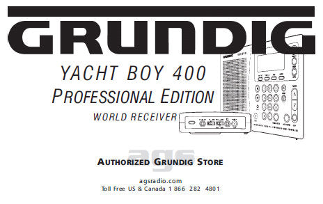 grundig yacht boy 400 service manual