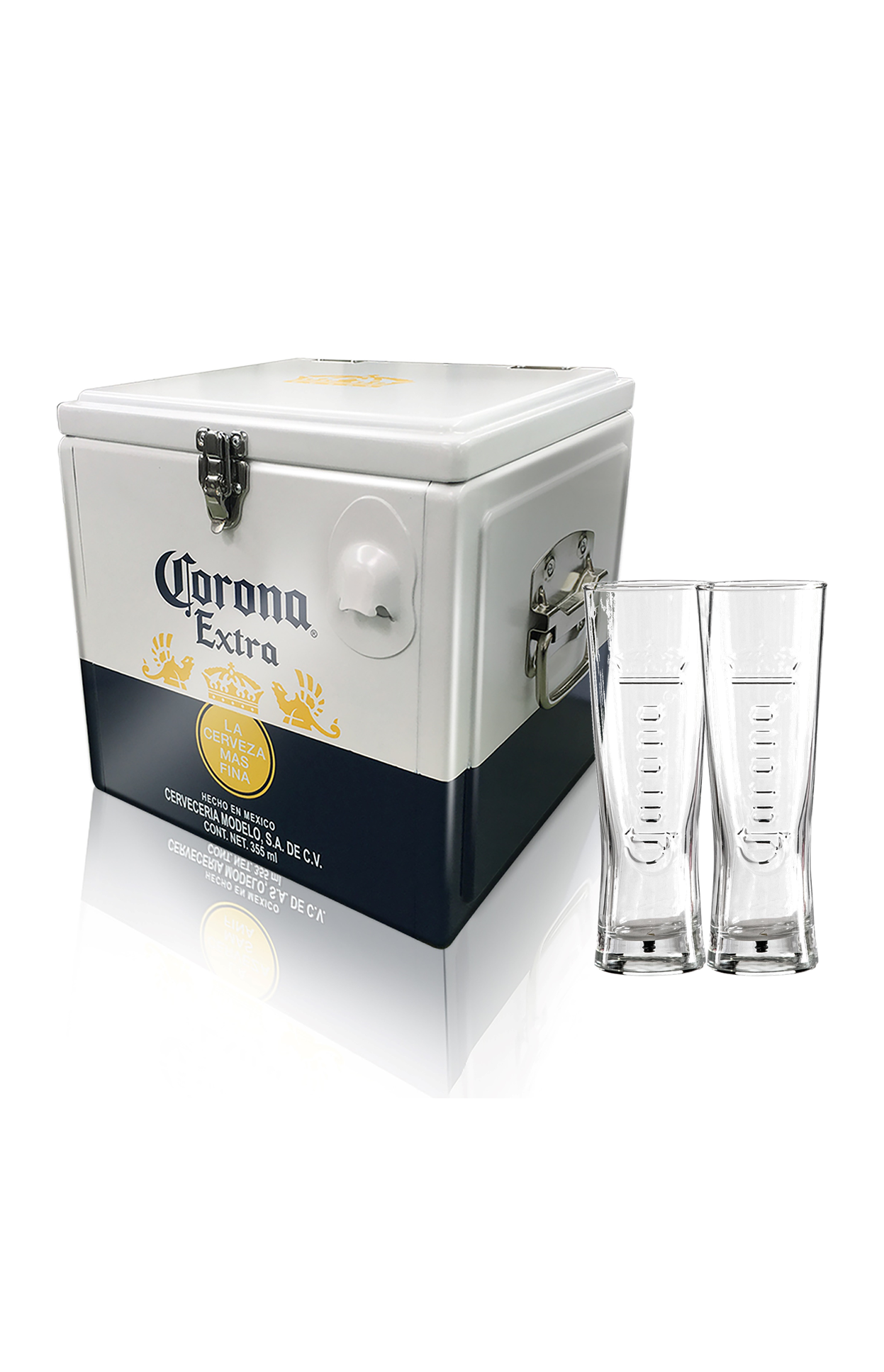 Corona Hielera + Vasos | Beerhouse.mx