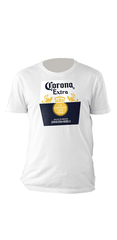 Playera Blanca Corona - Beerhouse México