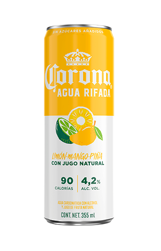 Corona Agua Rifada Mango Piña Limón | Beerhouse.mx