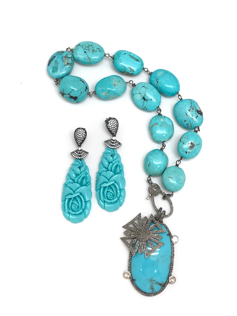 Chunky Turquoise Collection – BEYOND BAROQUE