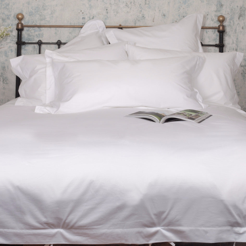 White Cotton Duvet Covers Loulou Linen