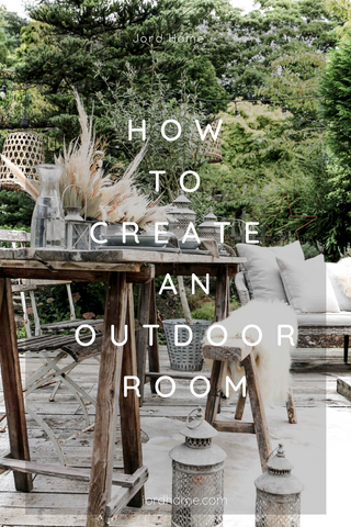 how to create an outdoor room - rugs for outside.