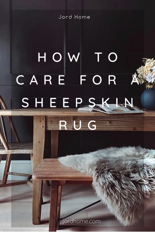 Caring for natural sheepskin rugs