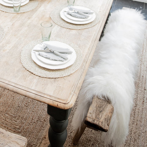 natural sheepskin rugs - double sheepskin rugs