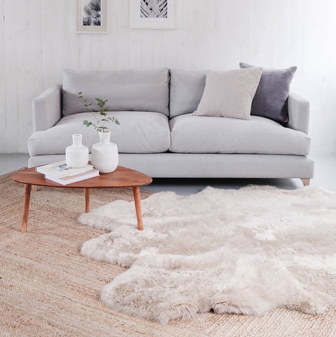 Luxury sheepskin rug 