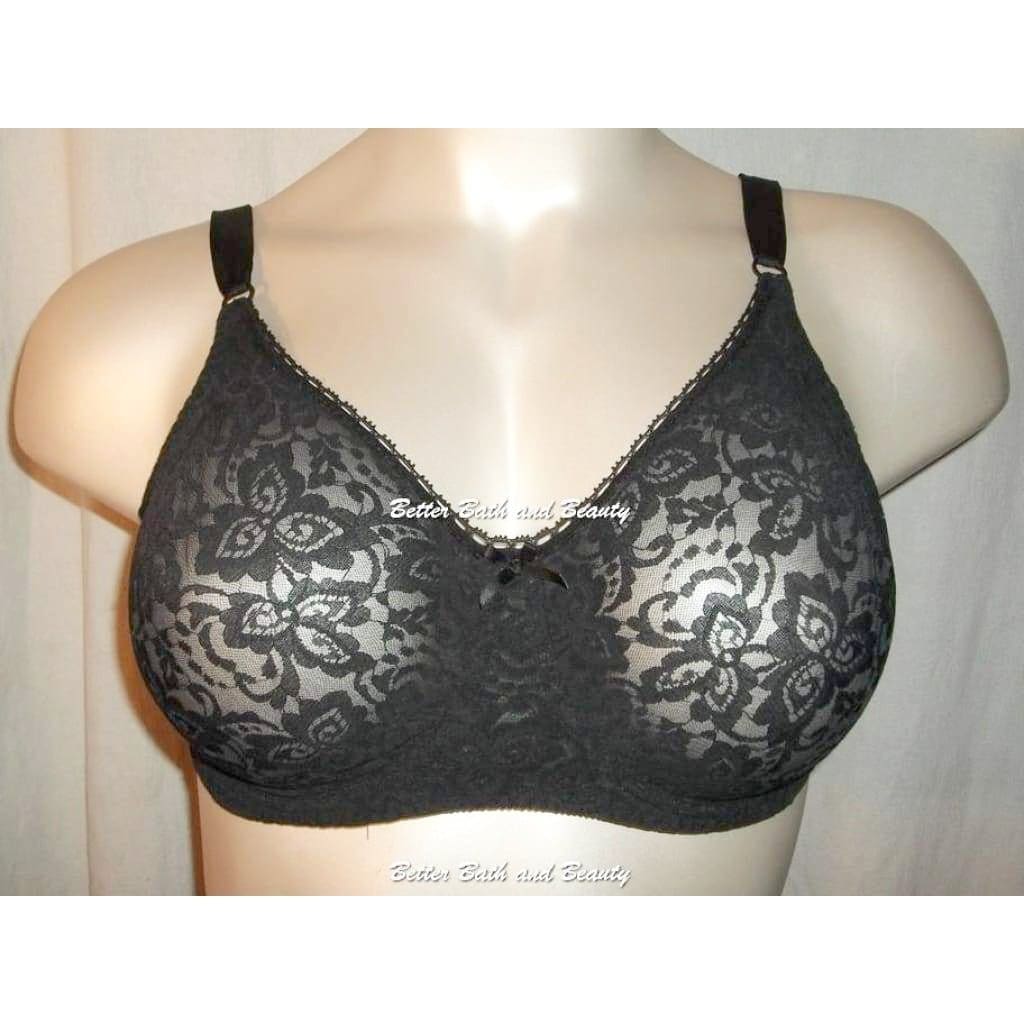 Bali Lace 'n Smooth Underwire Bra, Black, 34C at  Women's